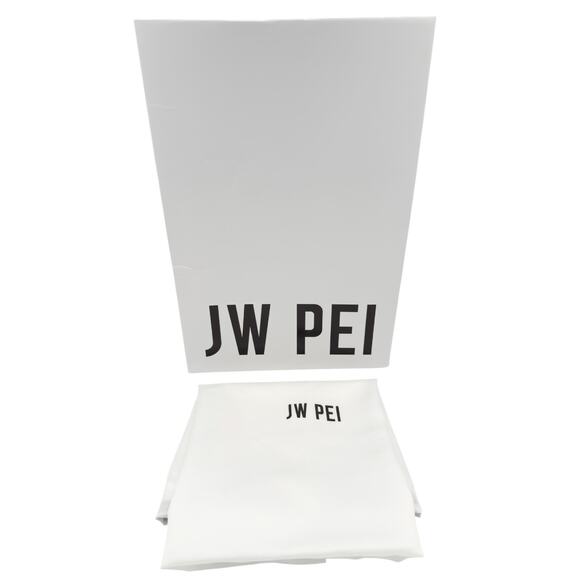 JW Pei Hana Medium Tote Bag in Tan Raffia Straw Black Trim Shoulder Bag Purse - Picture 13 of 15